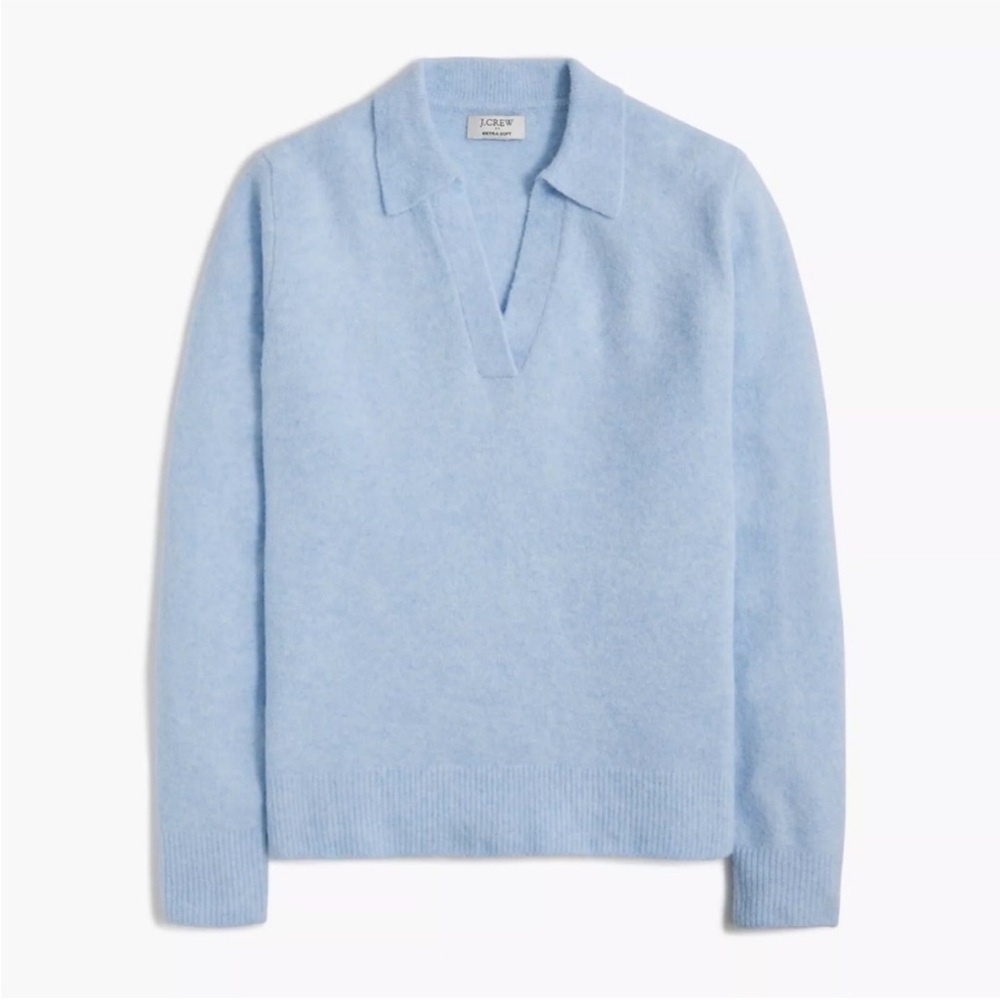 J crew Merino wool-blend sweater-polo